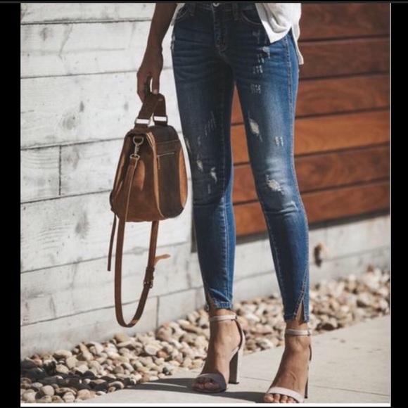 KanCan Denim - KanCan Split Ankle Jeans in 9/28